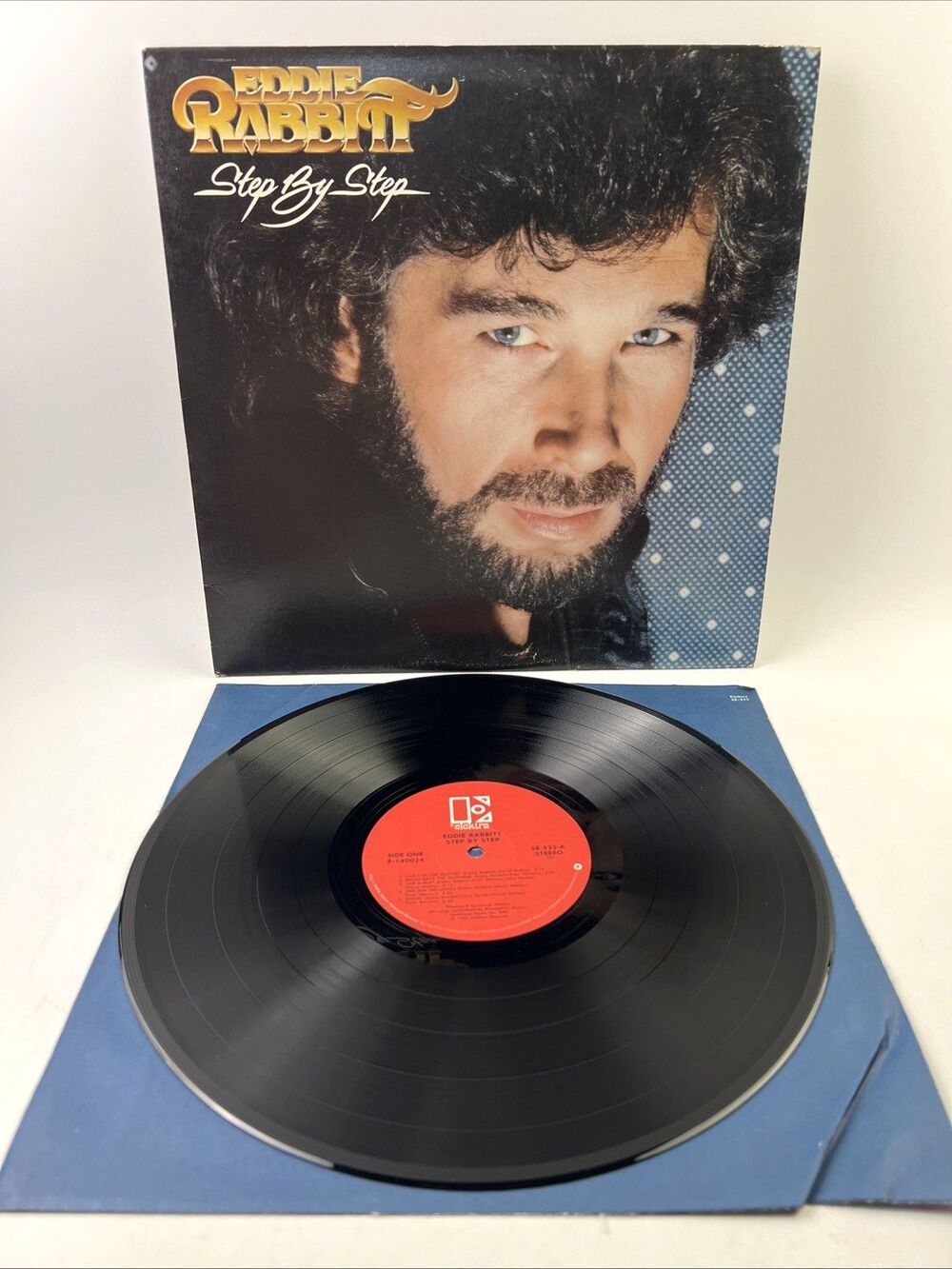 Eddie Rabbitt Step By Step Vinyl LP 1981 Elektra Record 5E-532-A/B